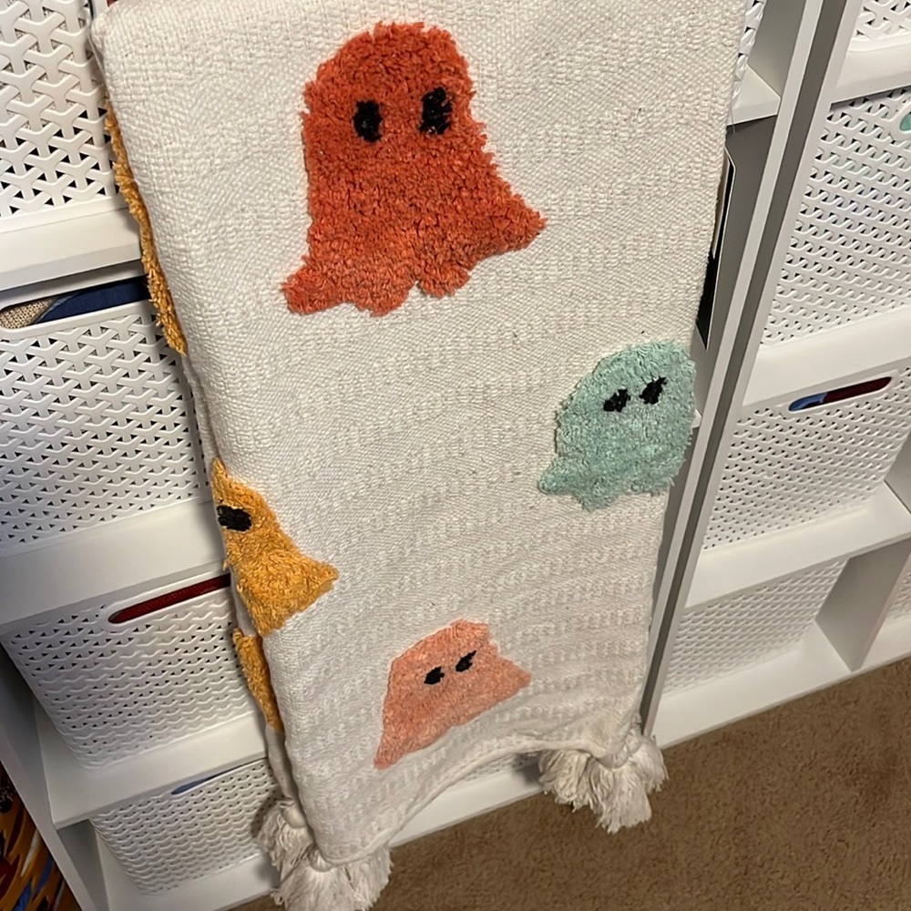 Colorful Ghost Blanket